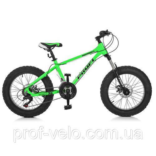 Фет-Байк 20дюймов EB20HIGHPOVER 2.0 A20.1 Салатовий