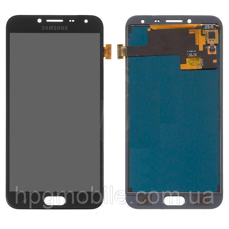 Дисплей для Samsung Galaxy J4 J400 (2018), модуль в зборі (екран і сенсор), OLED Чорний, фото 1