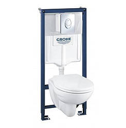 Інсталяція GROHE SOLIDO 4 в 1 з унітазом і сидінням