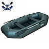 Надувний човен Sportex Наутілус 300SL чотиримісний гребний човен ПВХ Спортекс балони 37 слань-килимок, фото 2