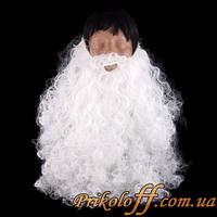 Велика Борода Діда Мороза, біла (50 см)