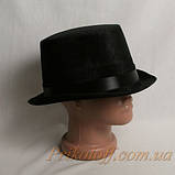 Капелюх "Циліндр", джентельмен фетр, фото 2