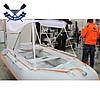 Сонцезахисний тент човен Kolibri (ДО-280СТ, КМ-260, КМ-280), білий, фото 5