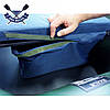 М'яке сидіння для човна з сумкою рундуком 80 см м'яка накладка на банку з сумкою, Оксфорд, ЧОРНИЙ колір, фото 2