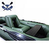 Середнє надувне крісло 60х67х62 см рибацьке крісло для човна ПВХ з кокпітом 61 см із човнового ПВХ 850 з човновим клапаном, фото 7