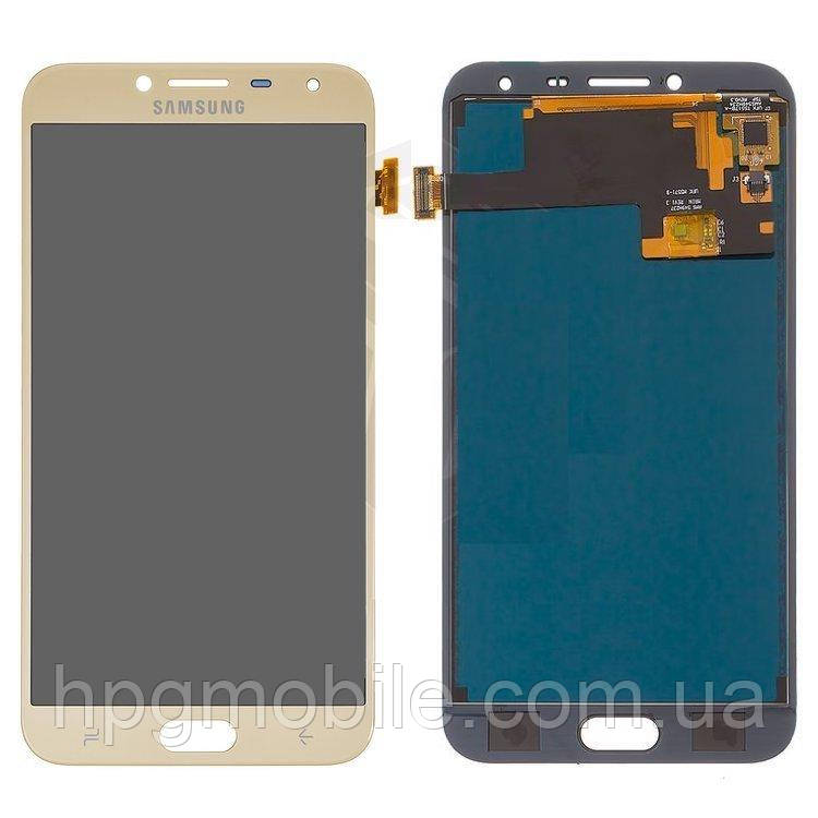 Дисплей для Samsung Galaxy J4 J400 (2018), модуль в зборі (екран і сенсор), OLED Золотистий, фото 1