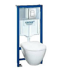 Інсталяція GROHE SOLIDO 4 в 1 PERFECT з унітазом і сидінням