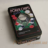 Набір для гри в покер, грошові фішки, фото 2
