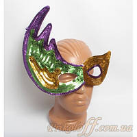 Маска карнавальна з паєтками