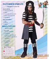 Детский костюм "Татуированный пират" (рост 120-130)