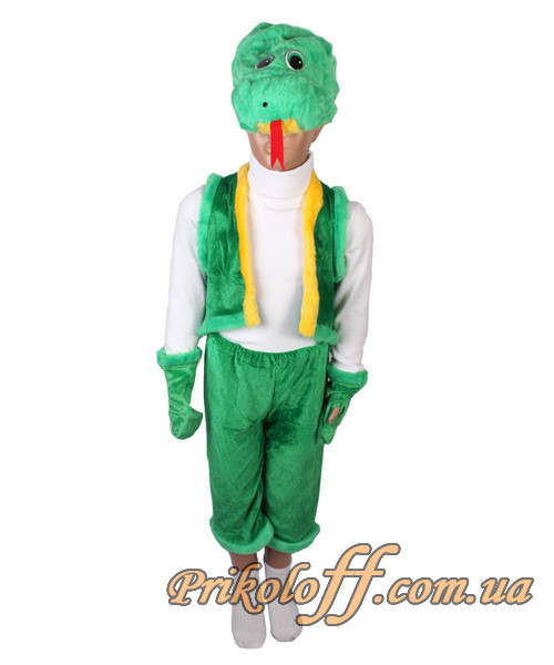 Дитячий костюм "Зелена Ящірка (Змія)"