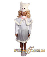 Дитячий костюм "Біла кішечка"