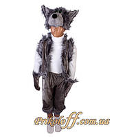 Дитячий костюм "Сірий вовк", оксамит