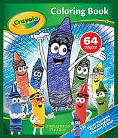 Книга-розмальовка Команда воскових олівців 64 сторінки, Crayola
