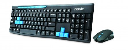 Клавіатура+миша Havit HV-KB527GCM black/blue