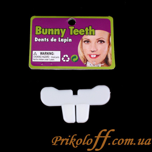 Зуби "Кролик", заєць, заєць пластик, фото 1