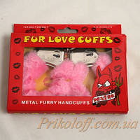 Наручники хутряні, рожеві