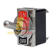 Тумблер KN3(C)-201A (ON-OFF), 4pin, 10A 250VAC