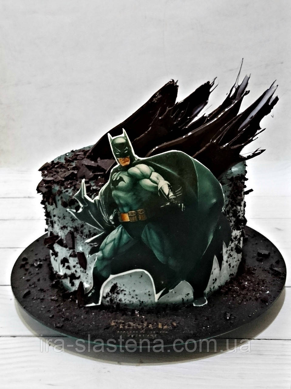 Торт Бетмен Batman з карамеллю (кремовий без мастики), фото 1