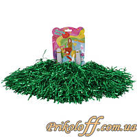 Помпони для групи підтримки "Блиск", зелені