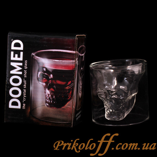 Склянка, чарка "Череп" хелловін