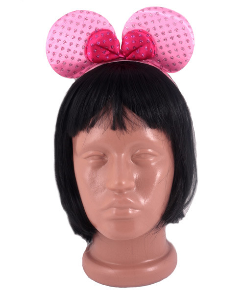 Обруч "Мінні Маус", рожевий, фото 1