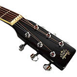 Набір акустична гітара Bandes AG-851C BK 39 + стійка + медіатори, фото 4