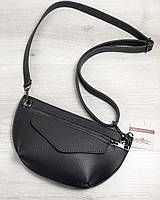 Жіноча сумка сумка на пояс - клатч Нана сірого кольору