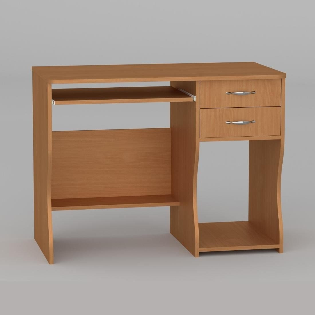 Комп'ютерний стіл Компаніт СКМ-7 лдсп бук, фото 1