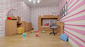 Меблі для дитячої Компаніт комплект №8 дсп бук