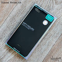 Оригинальный силиконовый чехол Mercury Goospery для Xiaomi Redmi 6A (черный)