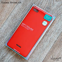 Оригинальный силиконовый чехол Mercury Goospery для Xiaomi Redmi 6A (красный)