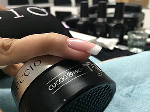 LED гель-желе для нарощування нігтів Cuccio Pro - яскравий білий моделюючий, 28 г, фото 2