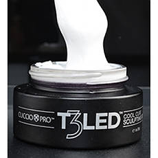 LED гель-желе для нарощування нігтів Cuccio Pro - яскравий білий моделюючий, 28 г, фото 3