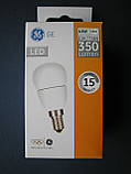 Лампа кулька General Electric LED4.5/P45/827/E14 100-240V, фото 3