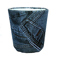 Кашпо Джинс синє 11 х 11 см