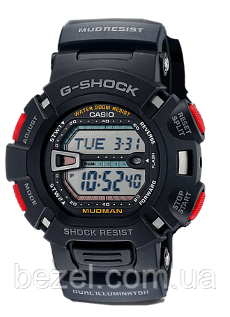 Чоловічий годинник Casio G-Shock G9000-1VER MUDMAN Касіо водонепроникні японські годинники, фото 1