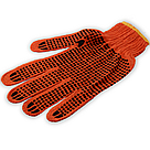 Будівельна помаранчева рукавичка 12 пар, фото 3