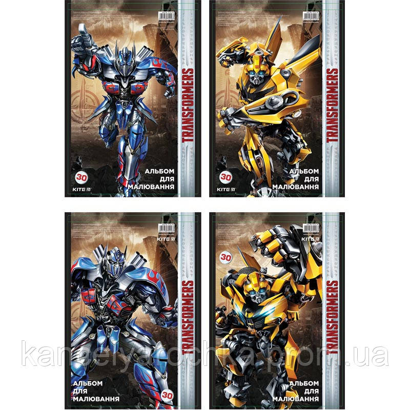 Альбом для рисования Transformers на спирали 30 листов - фото 1 - id-p457714890
