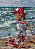 Набор для вышивания крестиком Море. Размер: 14*20 см