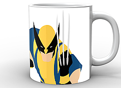 Кухоль GeekLand Росомаха Wolverine мінімалізм WR.02.011