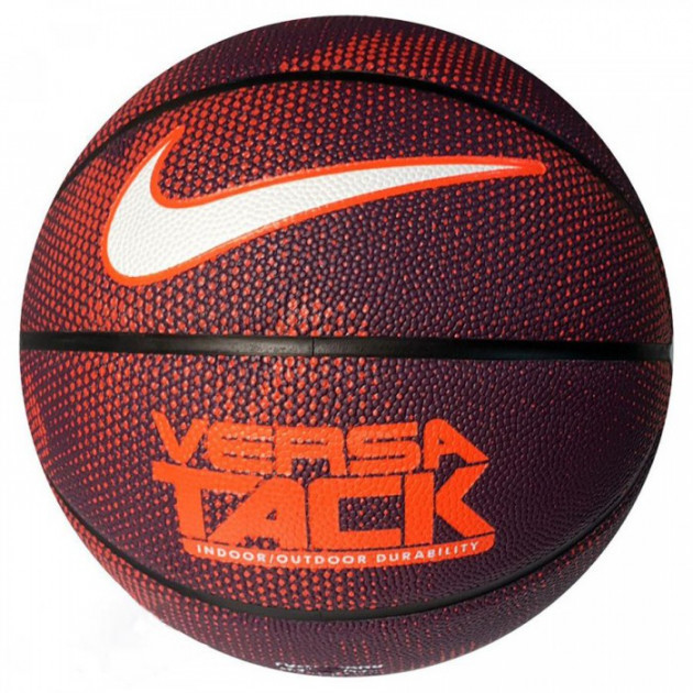 М'яч баскетбольний Nike Versa Tack 8P р. 7 (N. KI.01.670.07) Bordeaux/Black/Total Crimson/White