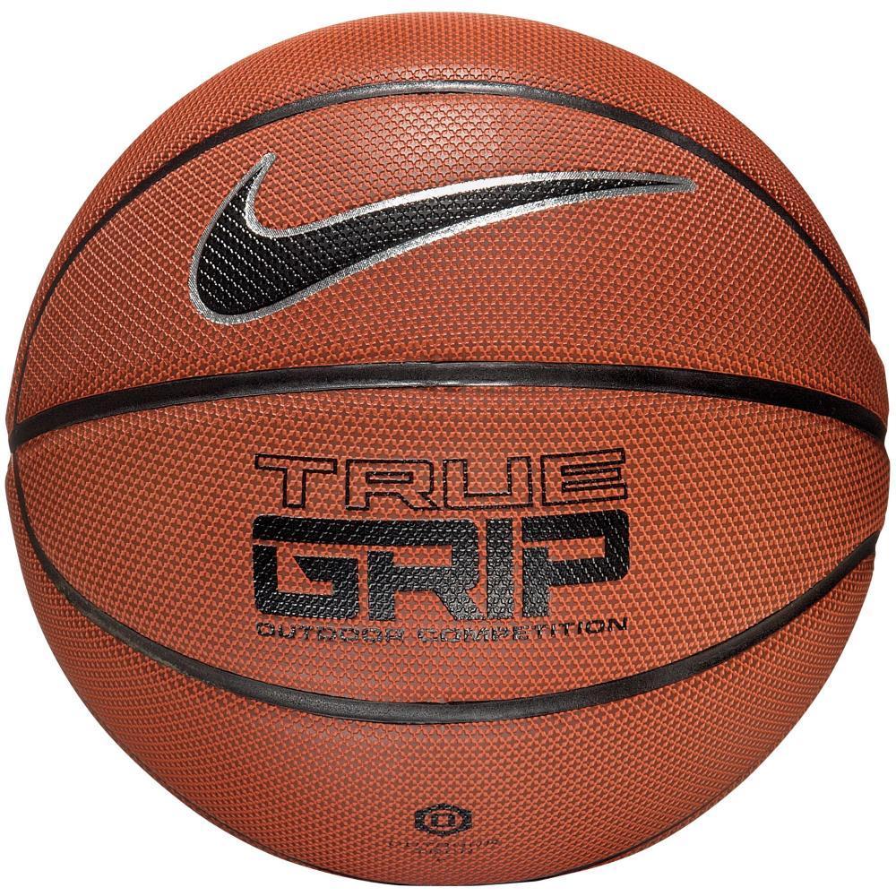 М'яч баскетбольний Nike True Grip OT 8P р. 7 (N. KI.07.855.07) Amber/Black/Metallic Silver/Black