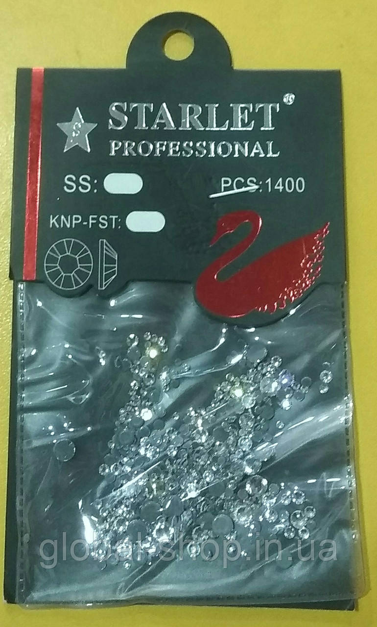 Камені Мікс Starlet Professional 1400 штук білі