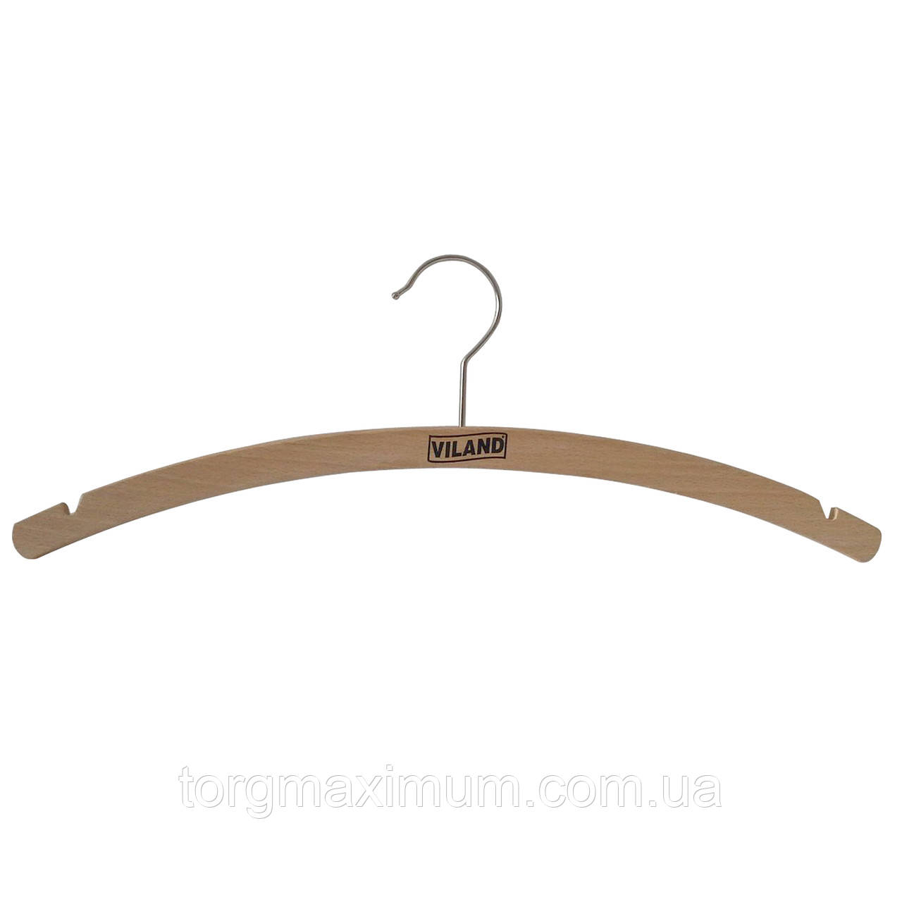 Плічка "Viland" зі світлого дерева без перекладини, фото 1