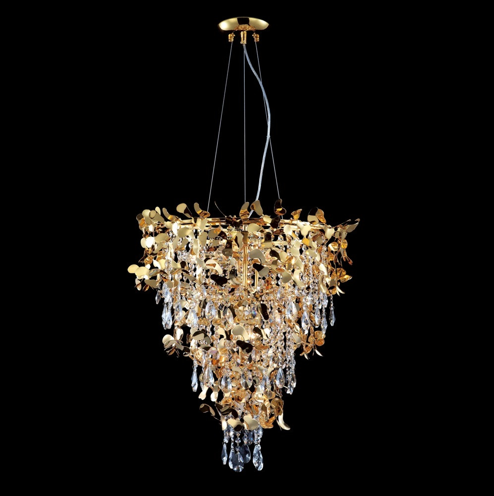 Люстра підвісна CRYSTAL LUX ROMEO SP10 GOLD D600