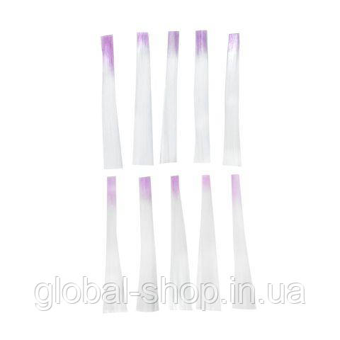 Скловолокно для нарощування нігтів 10 стрічок по 5.5 см Global Fashion