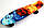 Penny Board Nickel 27" "Fire and Ice". Матові колеса, фото 5