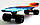 Penny Board Nickel 27" "Fire and Ice". Матові колеса, фото 3