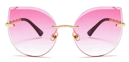Сонцезахисні окуляри жіночі рожевий колір, sun glasses, фото 2